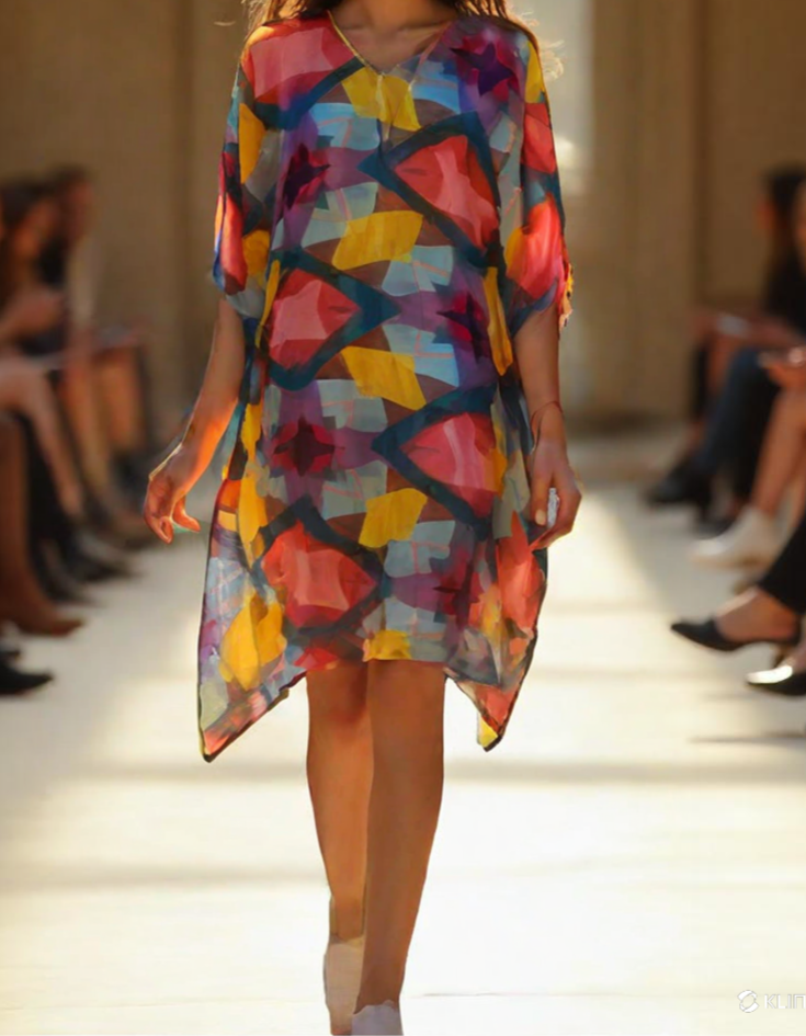 Prisme Jaune Caftan (Knee)